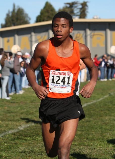 NCS XC D2 Boys-029.JPG - 2009 North Coast Section Cross Country Championships, Hayward High School, Hayward, California